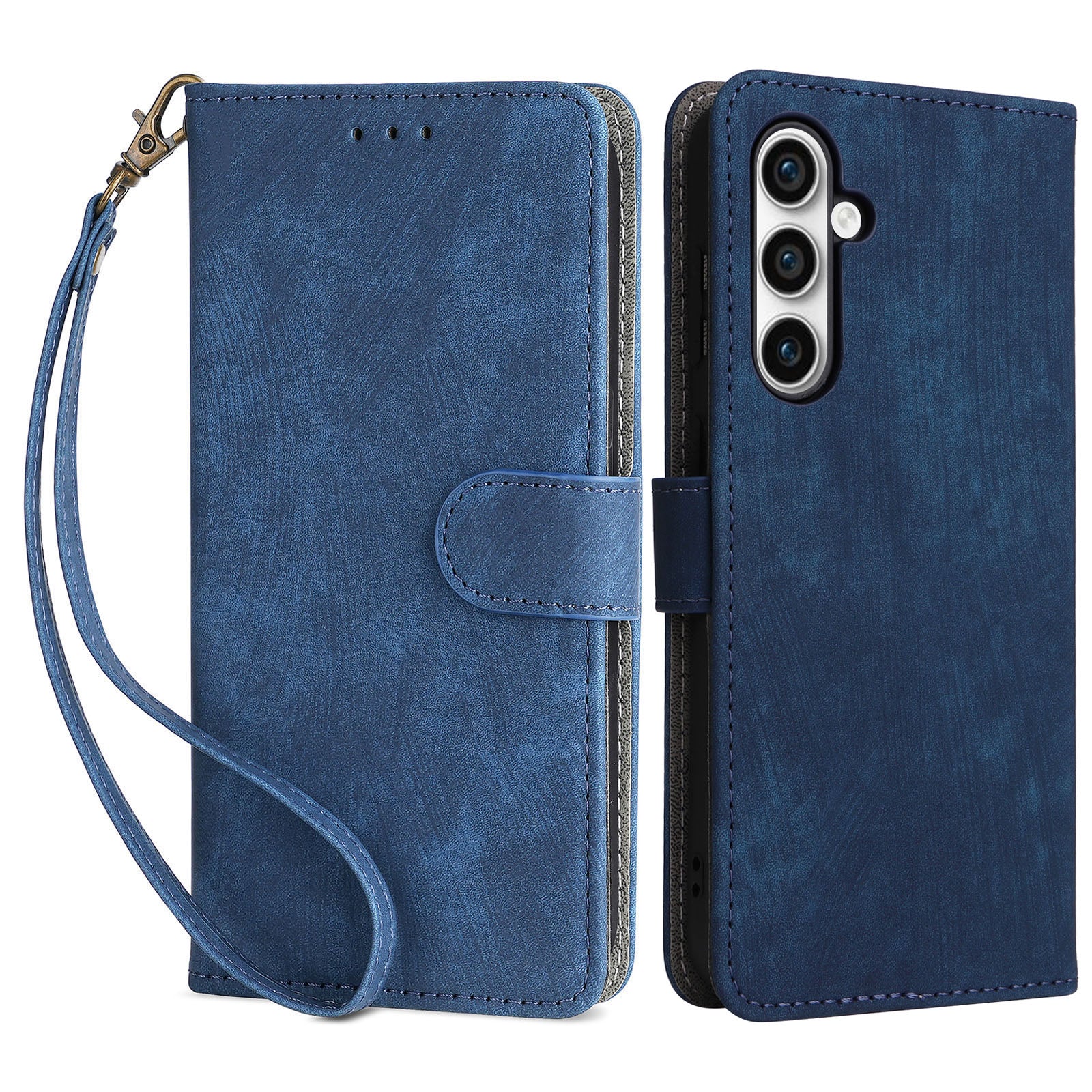 For Samsung Galaxy S23 FE RFID Blocking Wallet Stand PU Leather Case Cell Phone Cover with Strap For Samsung Galaxy S23 FE RFID Blocking Wallet Stand PU Leather Case Cell Phone Cover with Strap